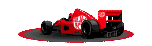 KitKat Racing F1 car sprite rotating